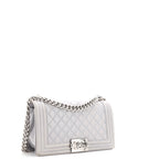 Boy Flap Bag Quilted Calfskin Old Medium