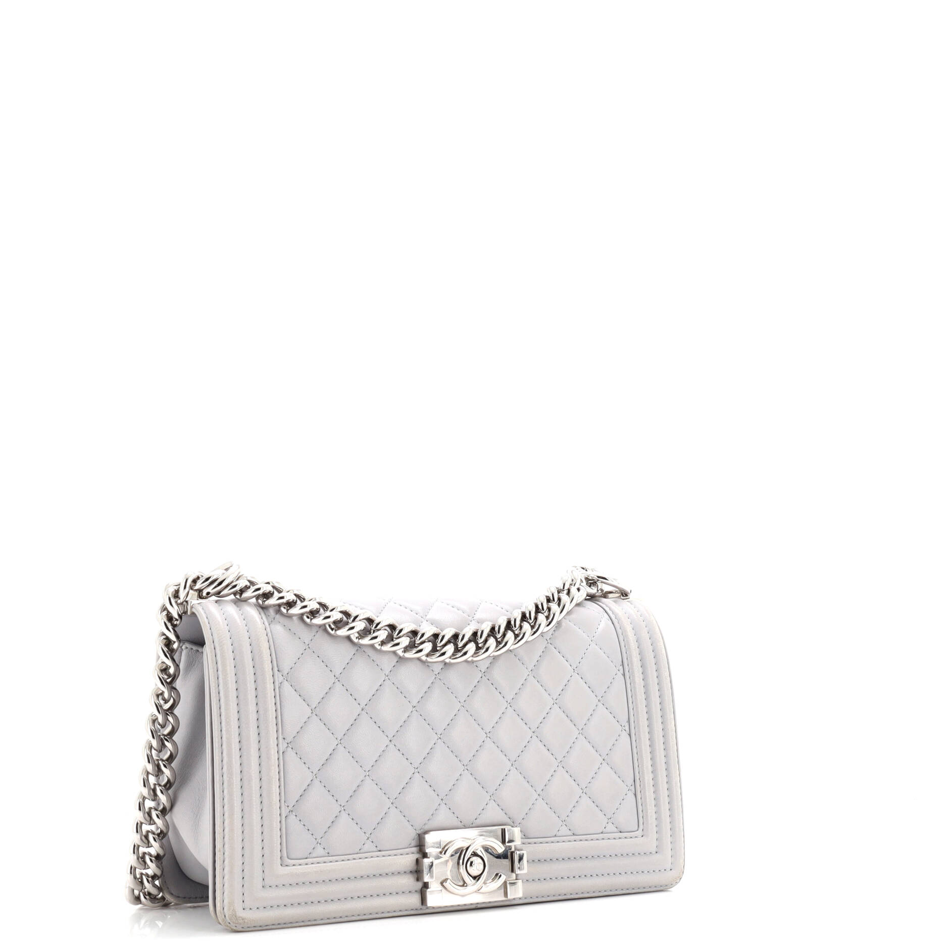 Boy Flap Bag Quilted Calfskin Old Medium