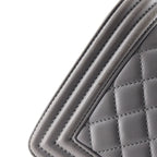 Boy Flap Bag Quilted Calfskin Old Medium