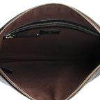 O Case Clutch Chevron Caviar Medium