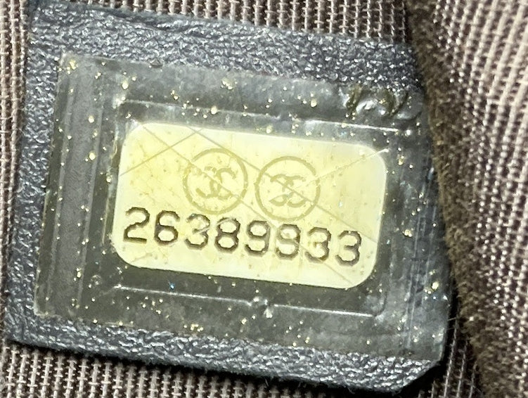 Gabrielle Hobo Chevron Aged Calfskin Small