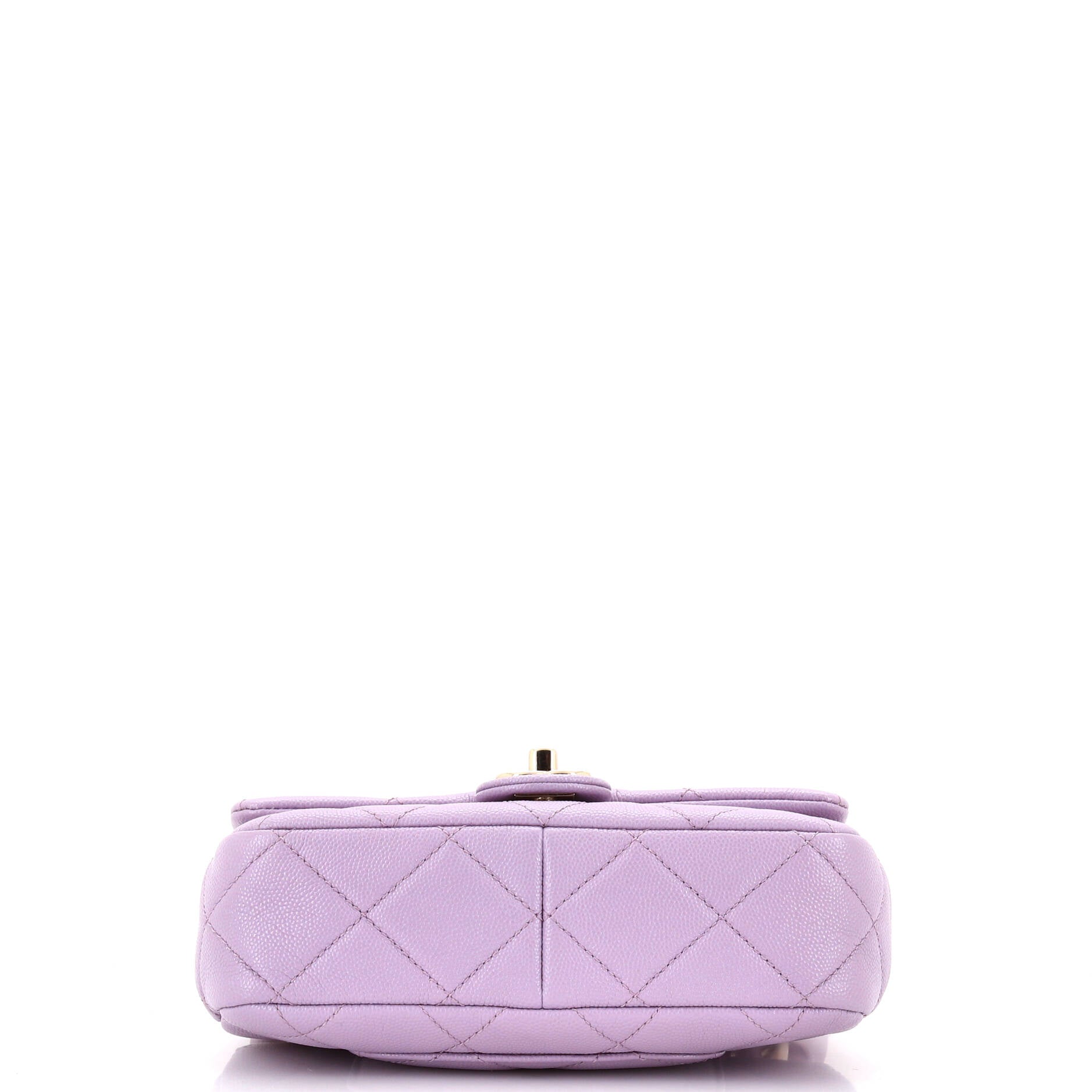 Funky Match Flap Bag Quilted Caviar Mini