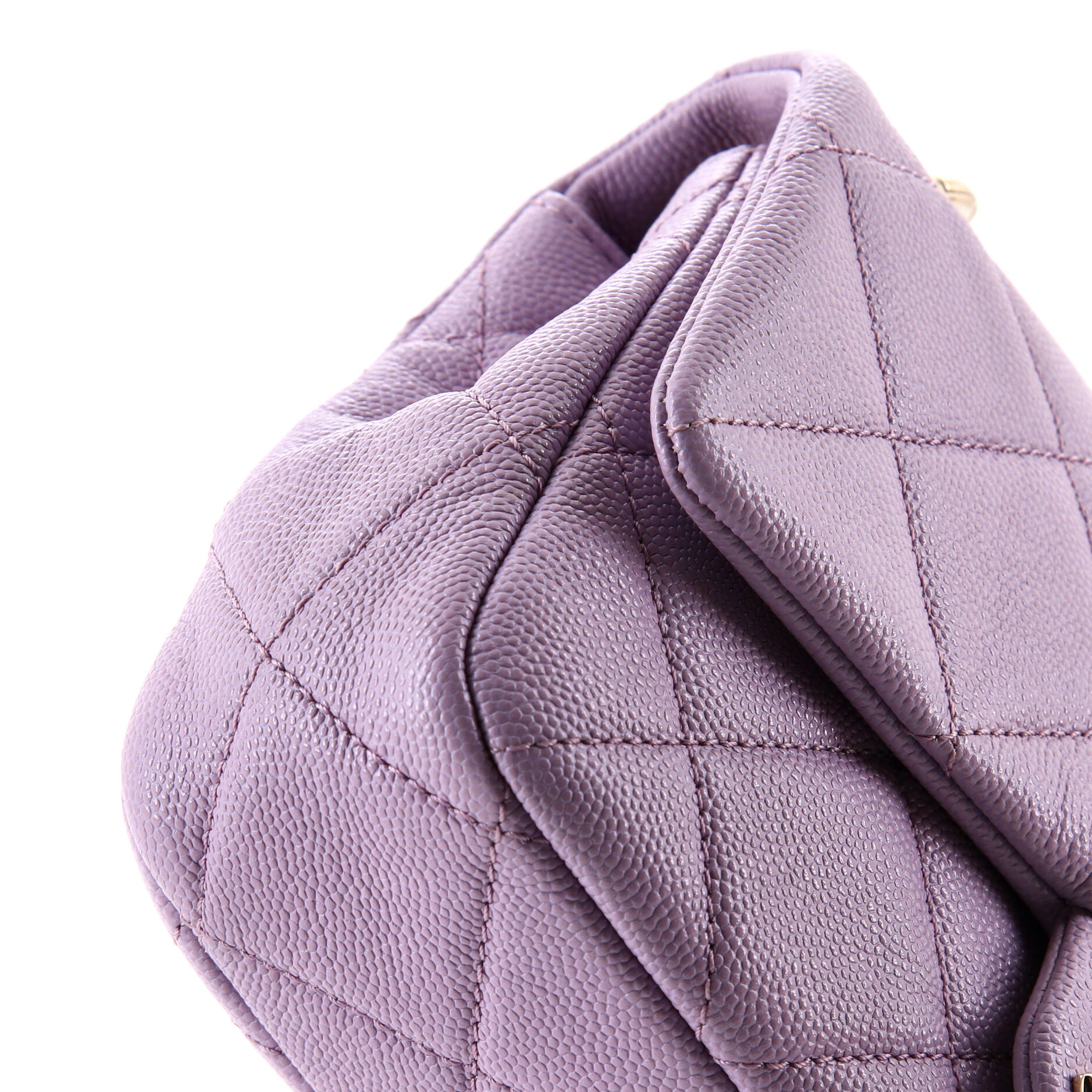 Funky Match Flap Bag Quilted Caviar Mini