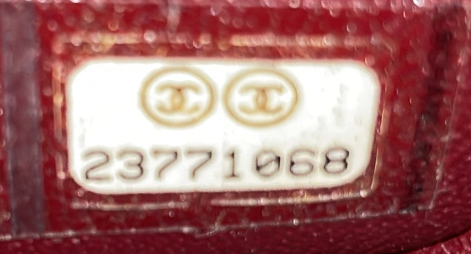 Classic Double Flap Bag Chevron Caviar Jumbo