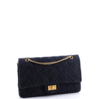 Reissue 2.55 Flap Bag Quilted Denim 227