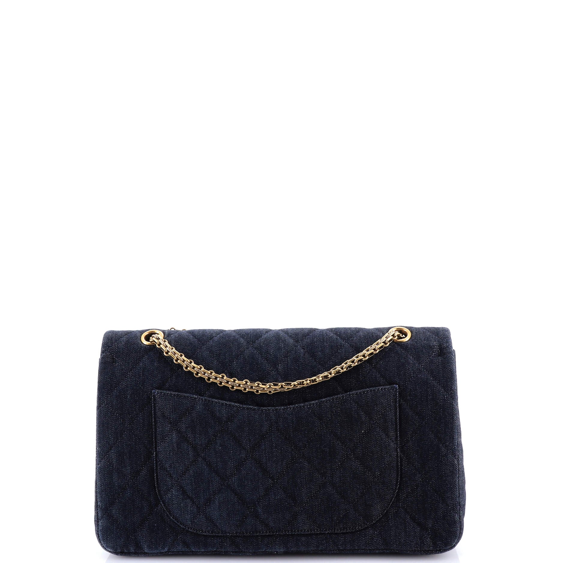 Reissue 2.55 Flap Bag Quilted Denim 227