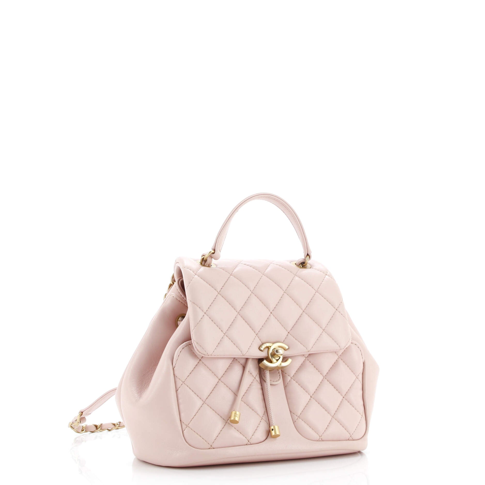 Daily Friend Backpack Quilted Lambskin