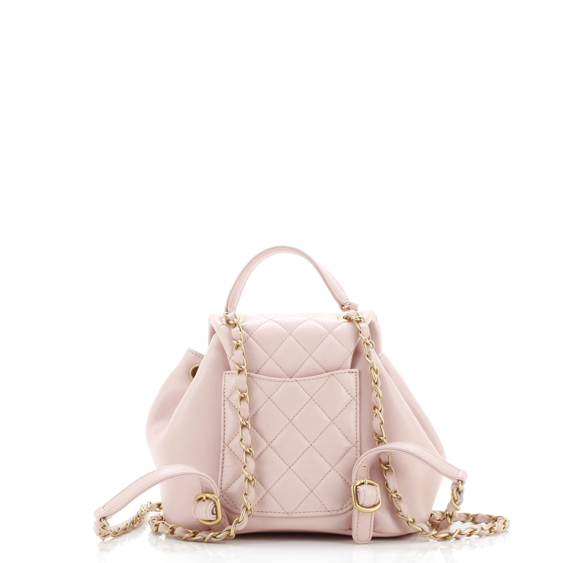 Daily Friend Backpack Quilted Lambskin