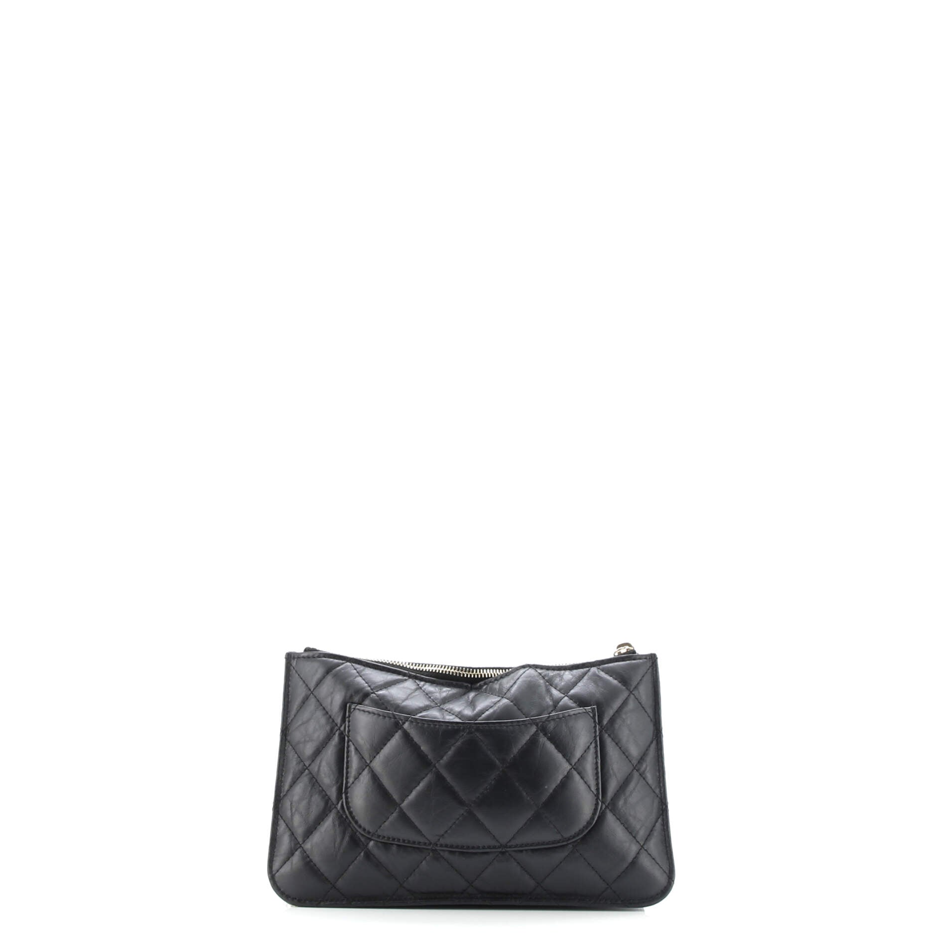 Front Pocket Reissue 2.55 Wallet on Chain Quilted Aged Calfskin