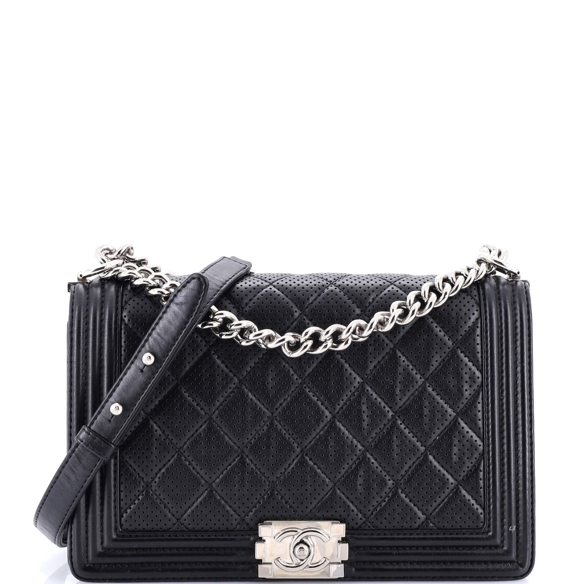 Boy Flap Bag Quilted Calfskin New Medium