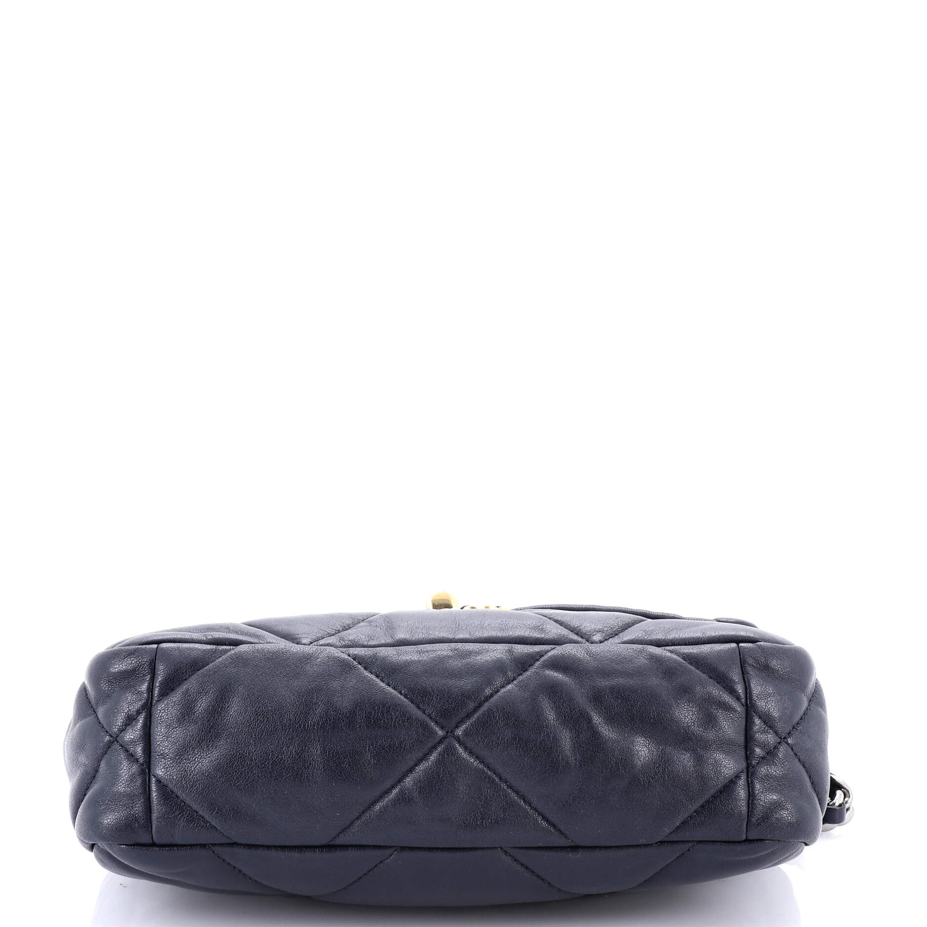 19 Flap Bag Quilted Leather Medium