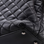 Coco Top Handle Bag Quilted Caviar Medium