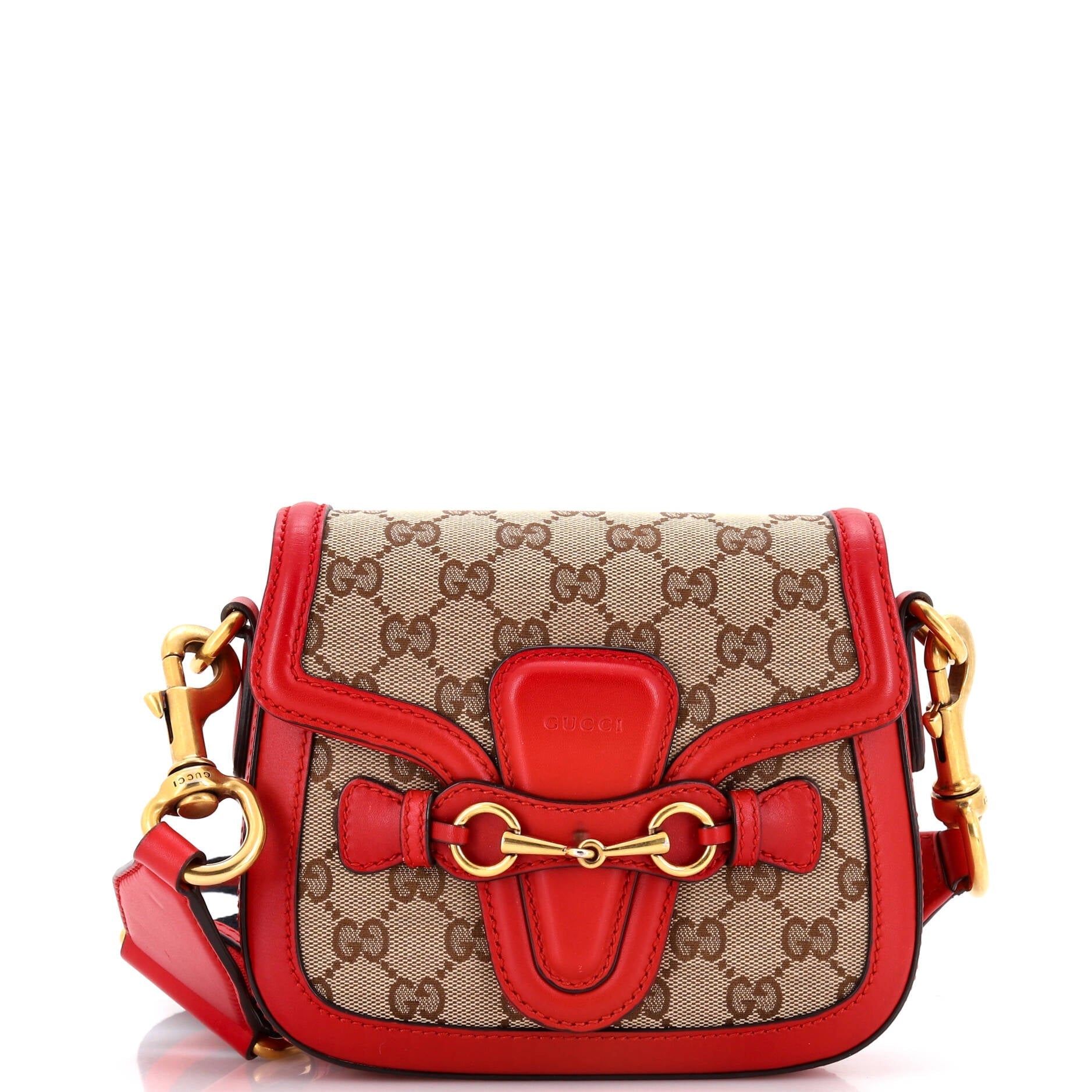 Lady Web Shoulder Bag GG Canvas Small