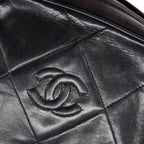 Vintage Diamond CC Camera Bag Quilted Leather Small