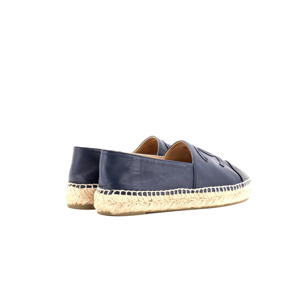 Women's CC Cap Toe Espadrilles Leather