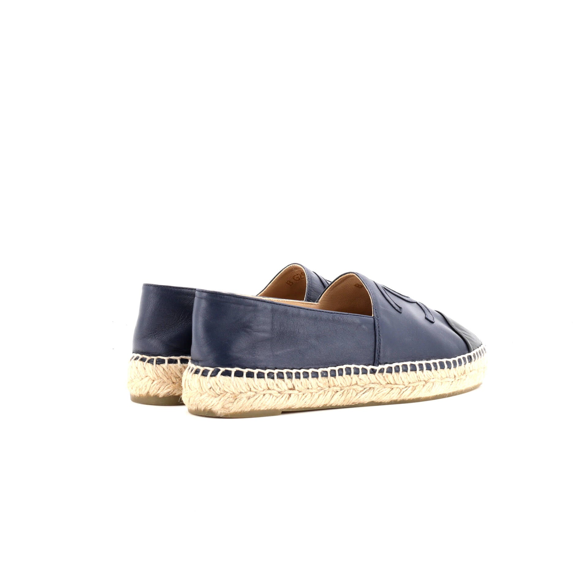 Women's CC Cap Toe Espadrilles Leather