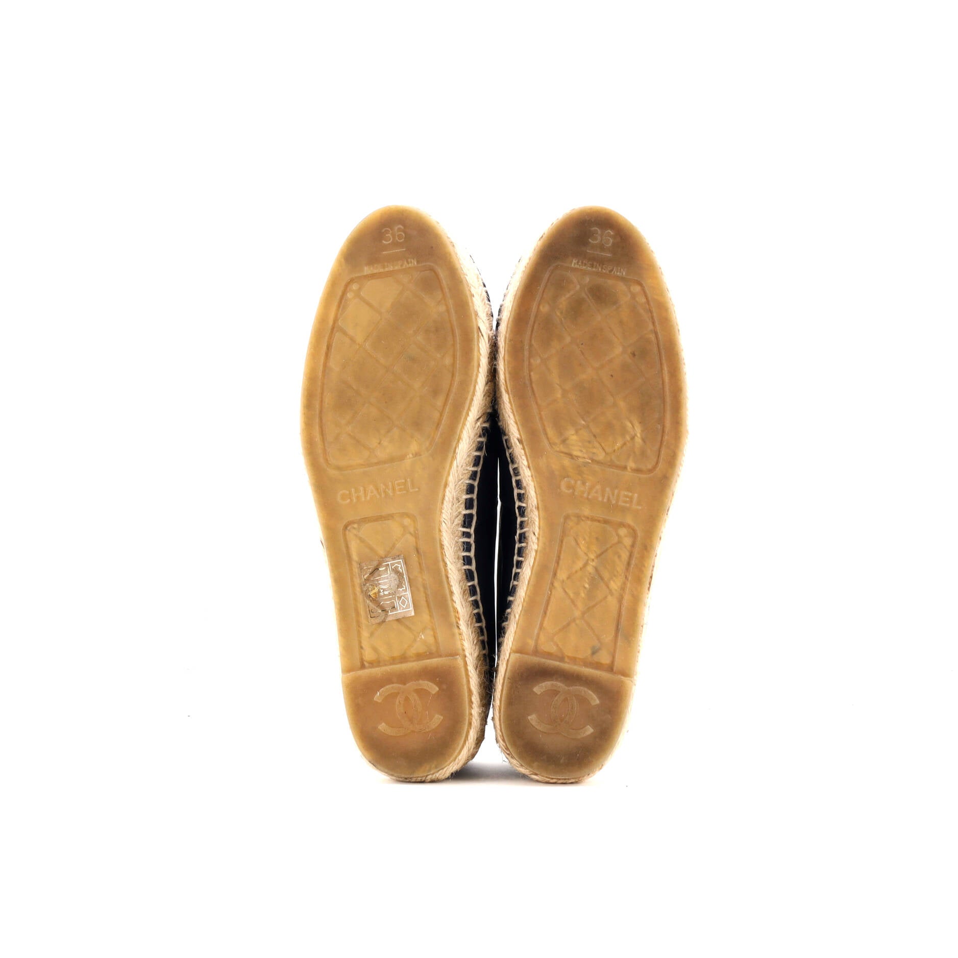 Women's CC Cap Toe Espadrilles Leather