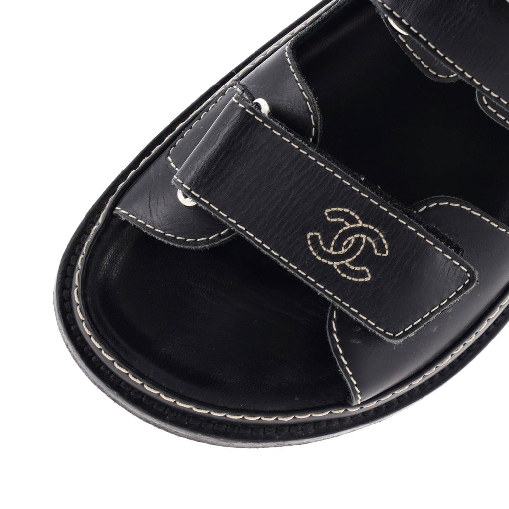 Women's Velcro Dad Sandals Leather