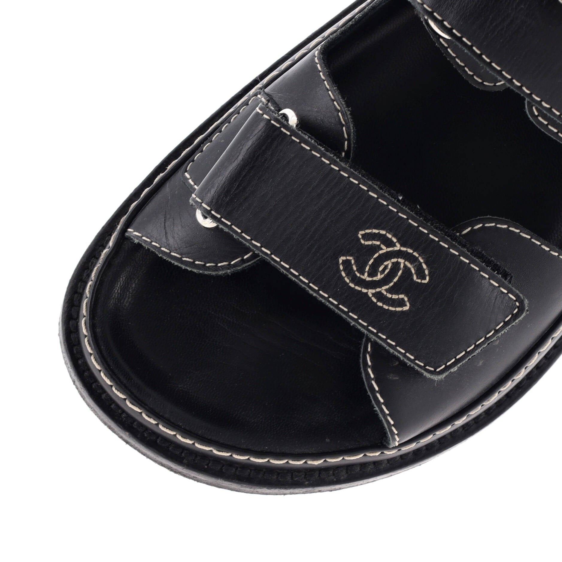 Women's Velcro Dad Sandals Leather