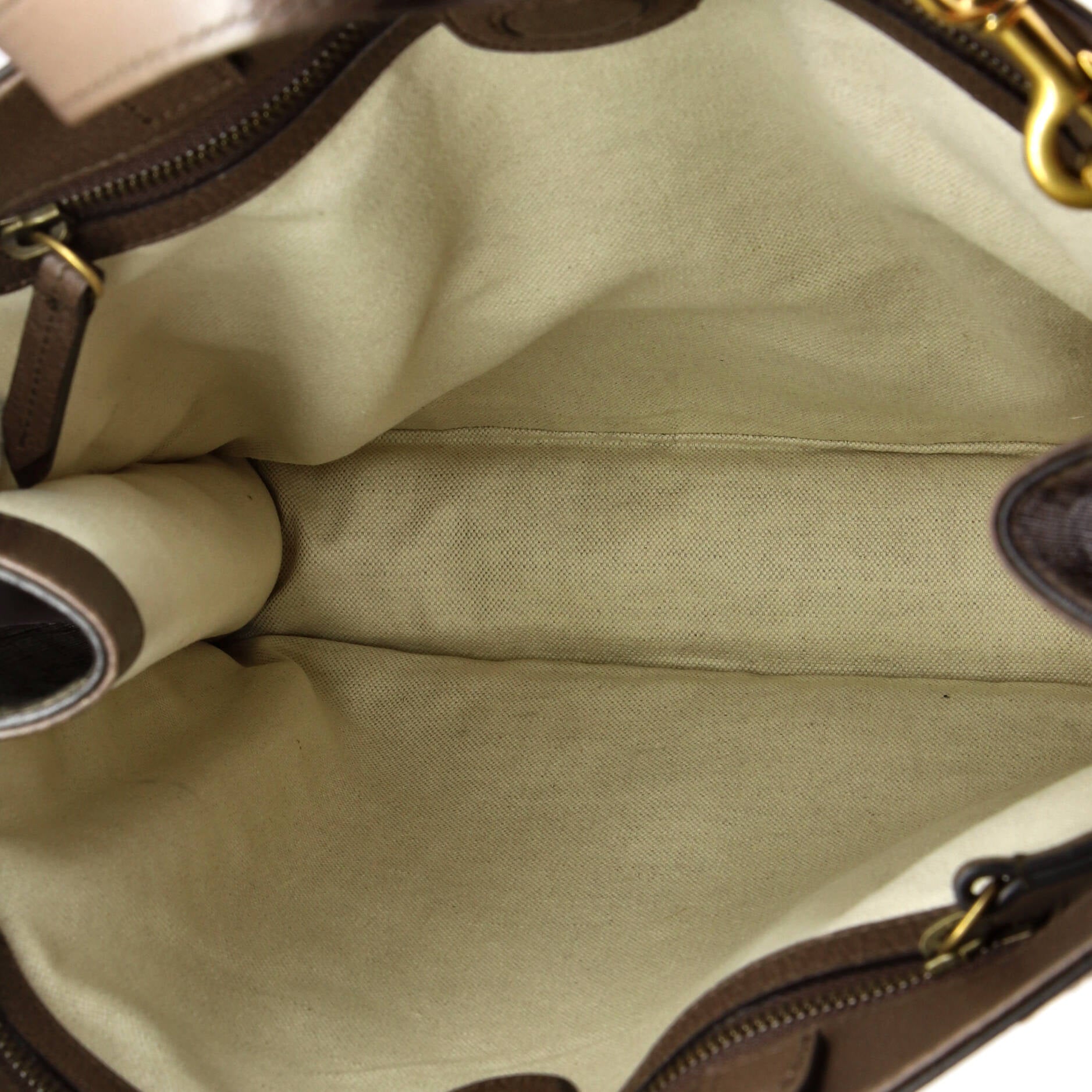 Courrier Convertible Soft Open Tote GG Coated Canvas with Applique North South