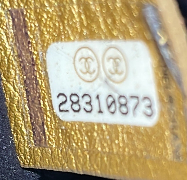 Drawstring Backpack Crocodile Embossed Calfskin Large