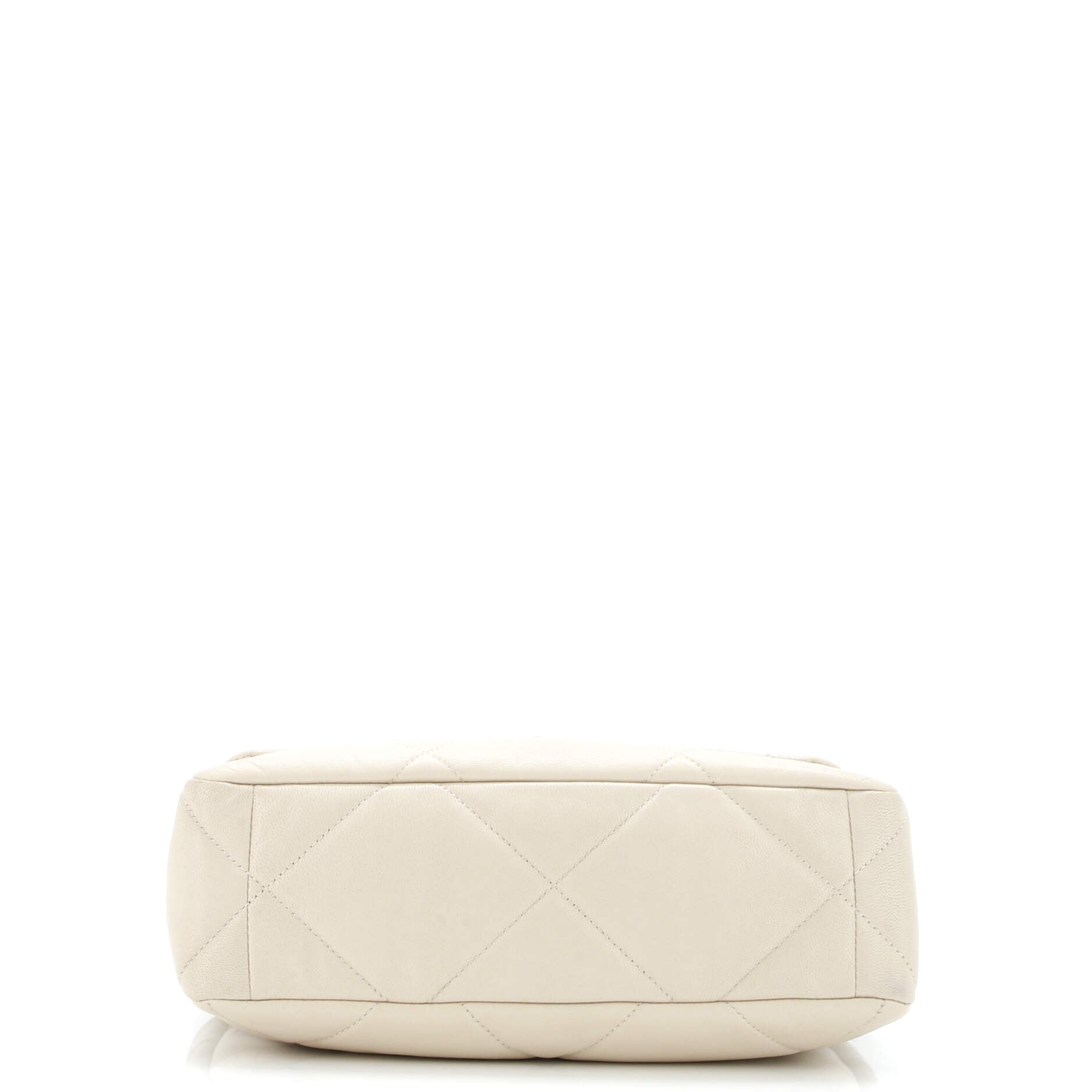 19 Flap Bag Quilted Leather Large