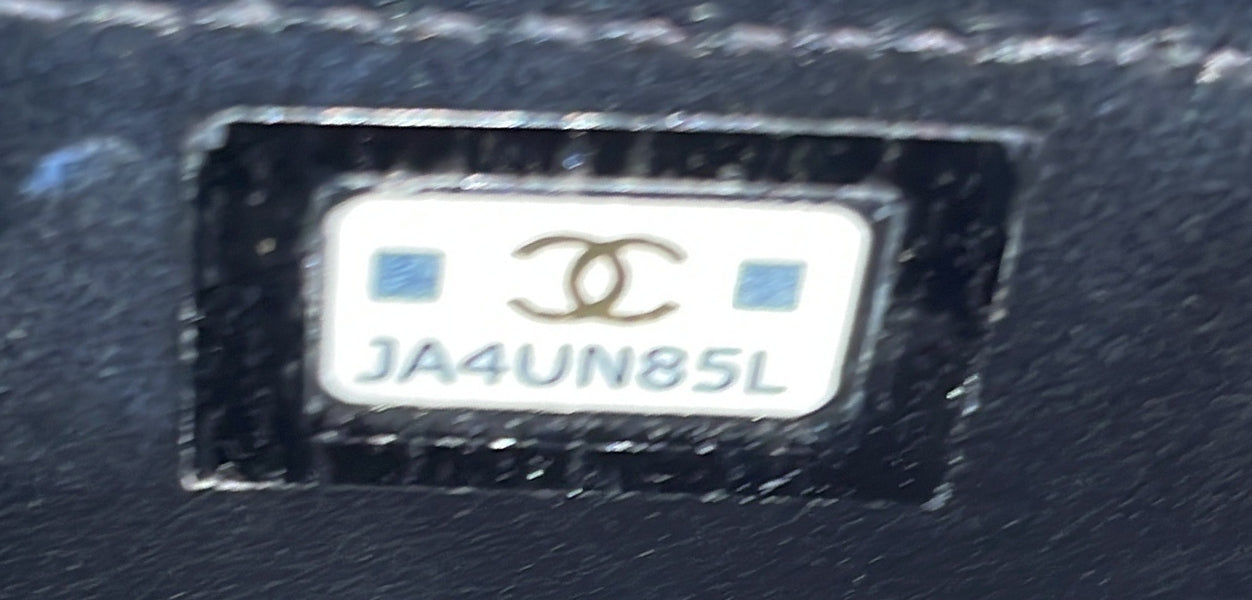 Coco Casino Vanity Case with Chain Quilted Caviar Small