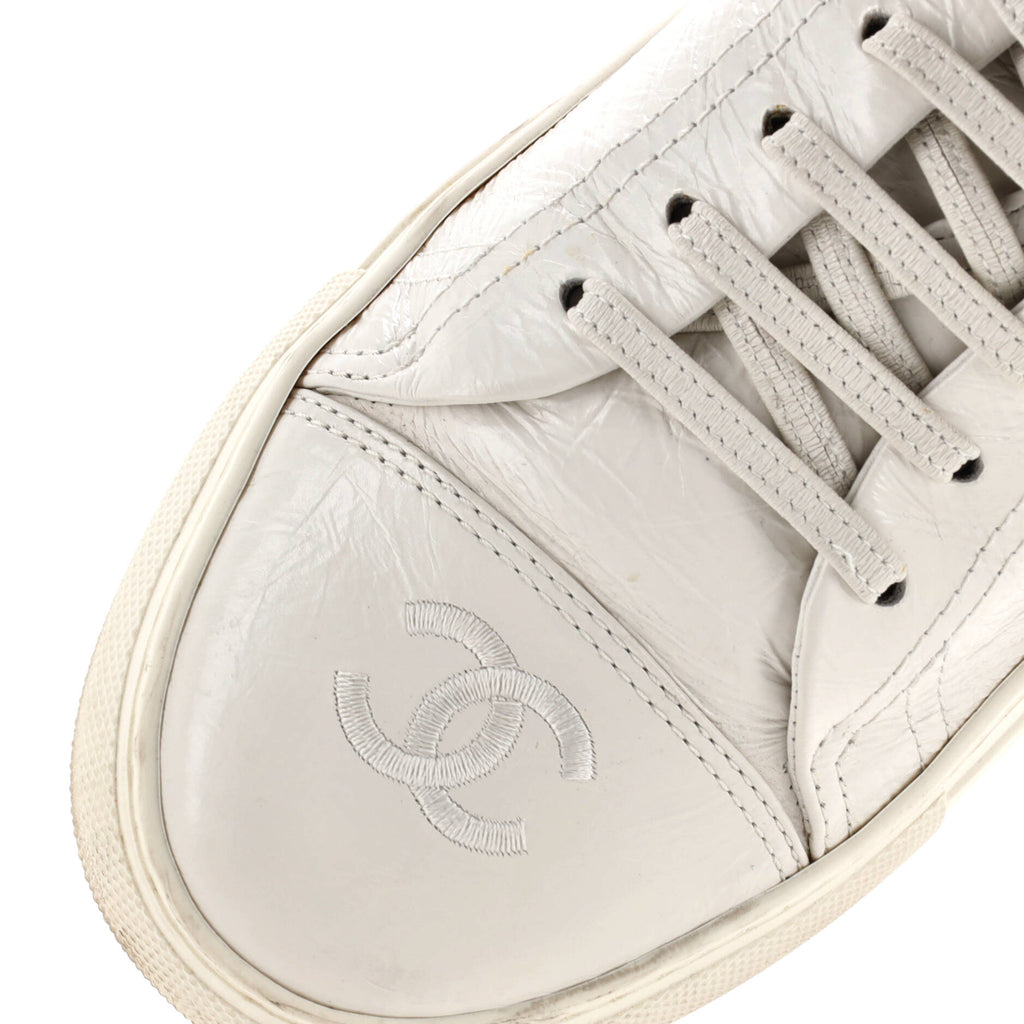 Women's CC Bow Low Top Sneakers Leather