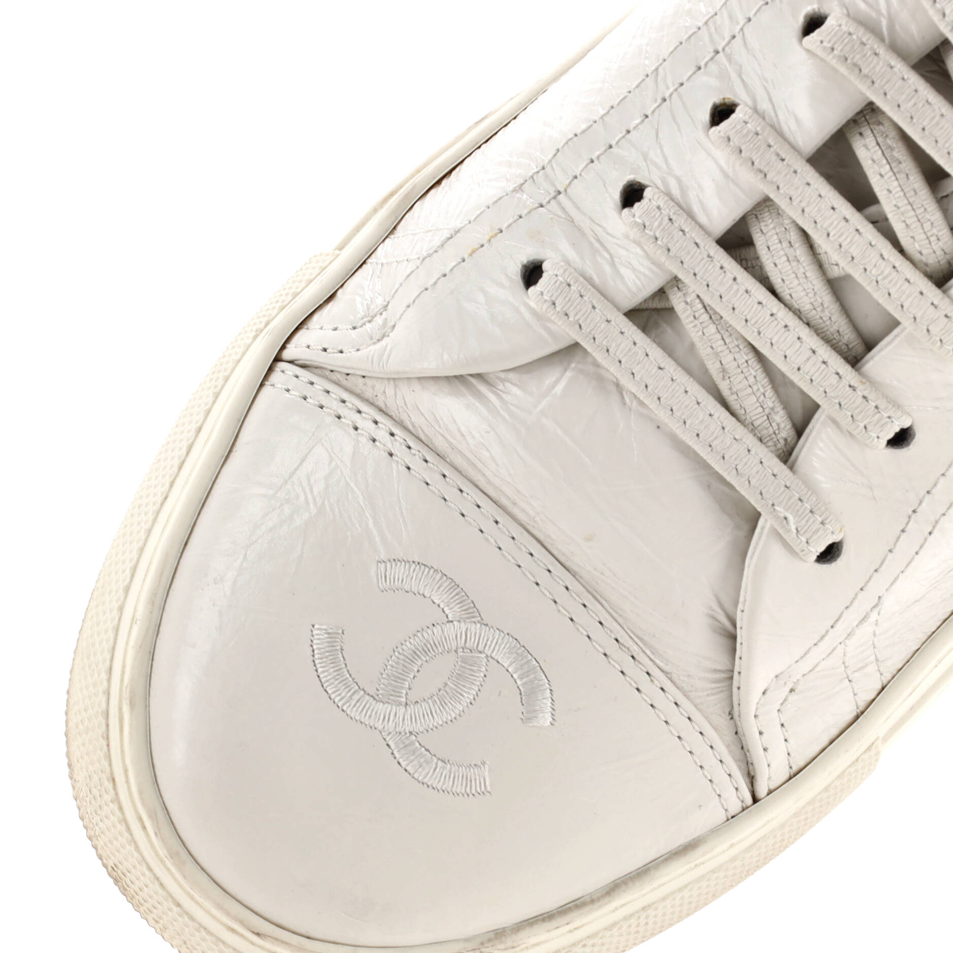 Women's CC Bow Low Top Sneakers Leather