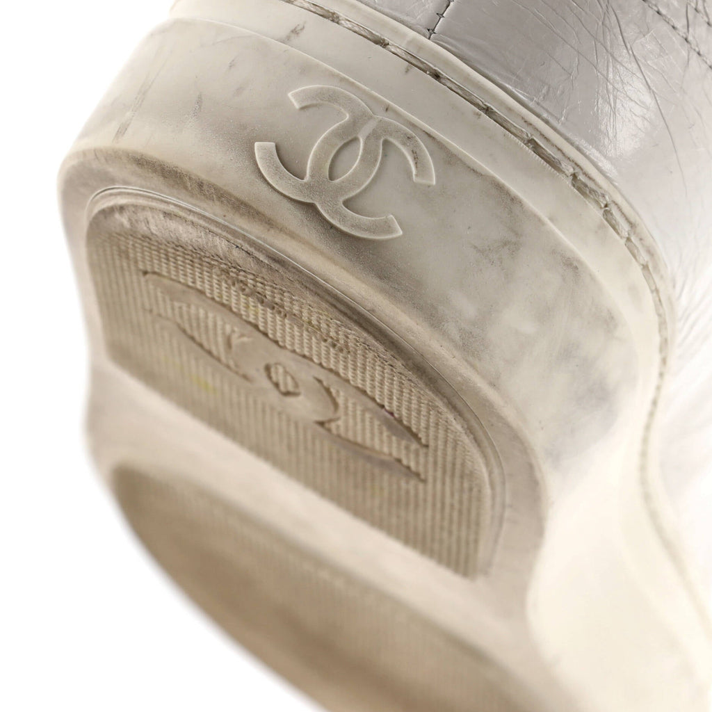 Women's CC Bow Low Top Sneakers Leather