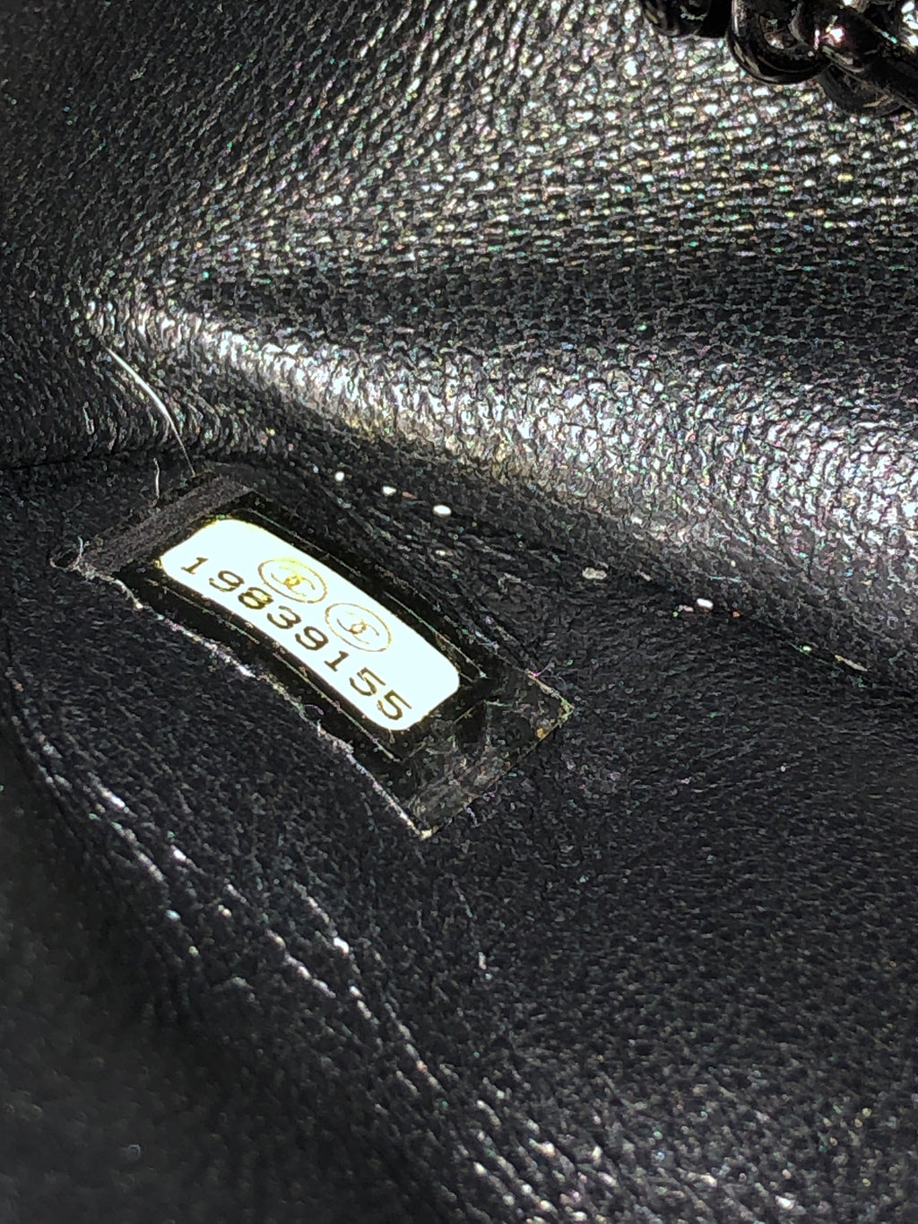 So Black Reissue 2.55 Flap Bag Quilted Glazed Calfskin 226