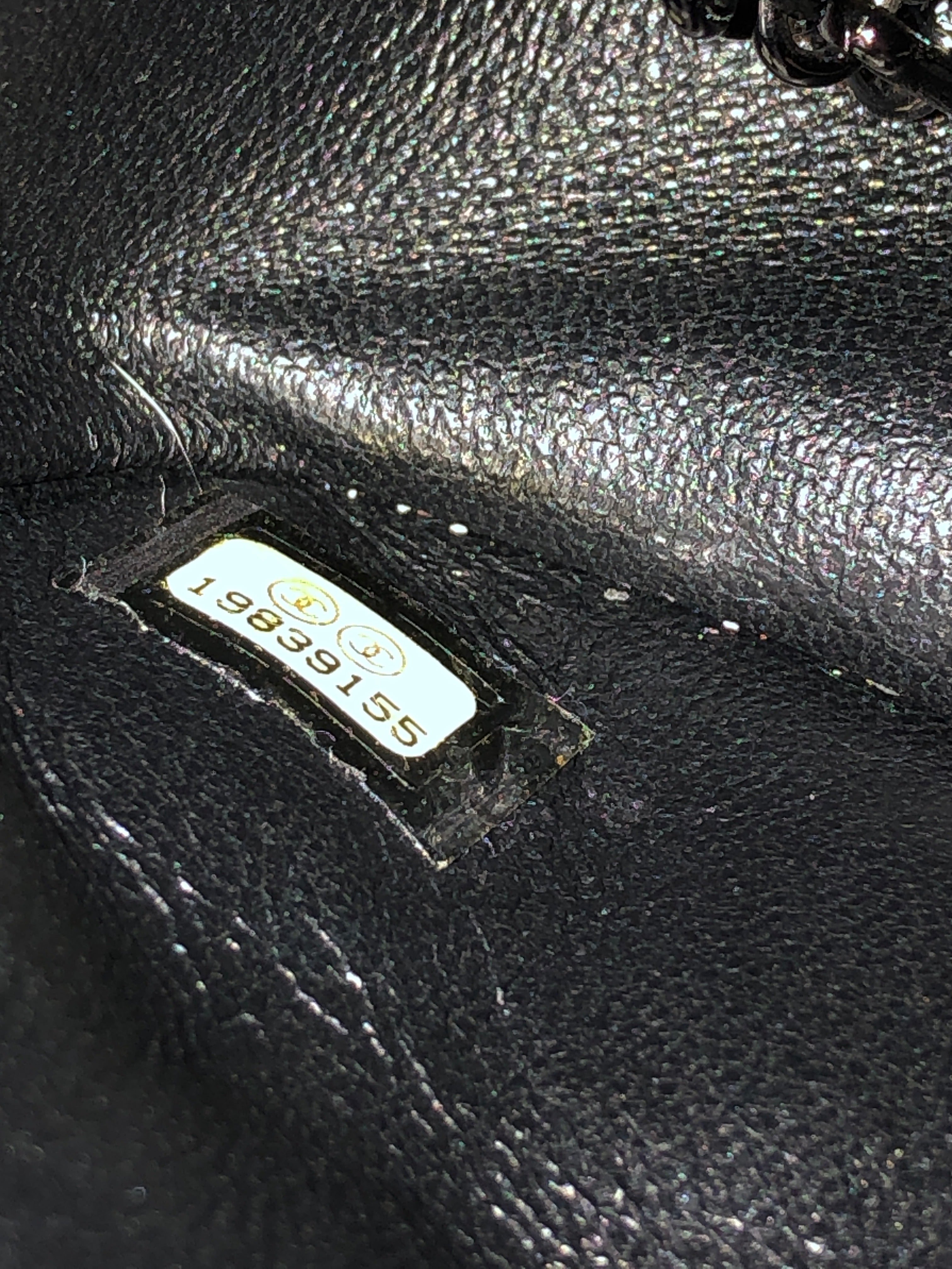 So Black Reissue 2.55 Flap Bag Quilted Glazed Calfskin 226