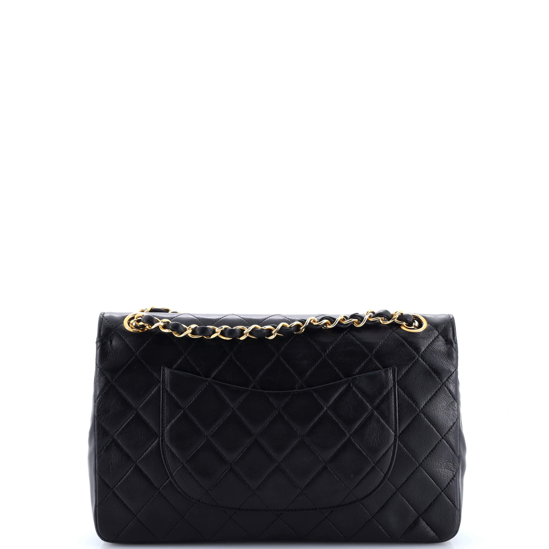 Vintage Classic Double Flap Bag Quilted Lambskin Medium