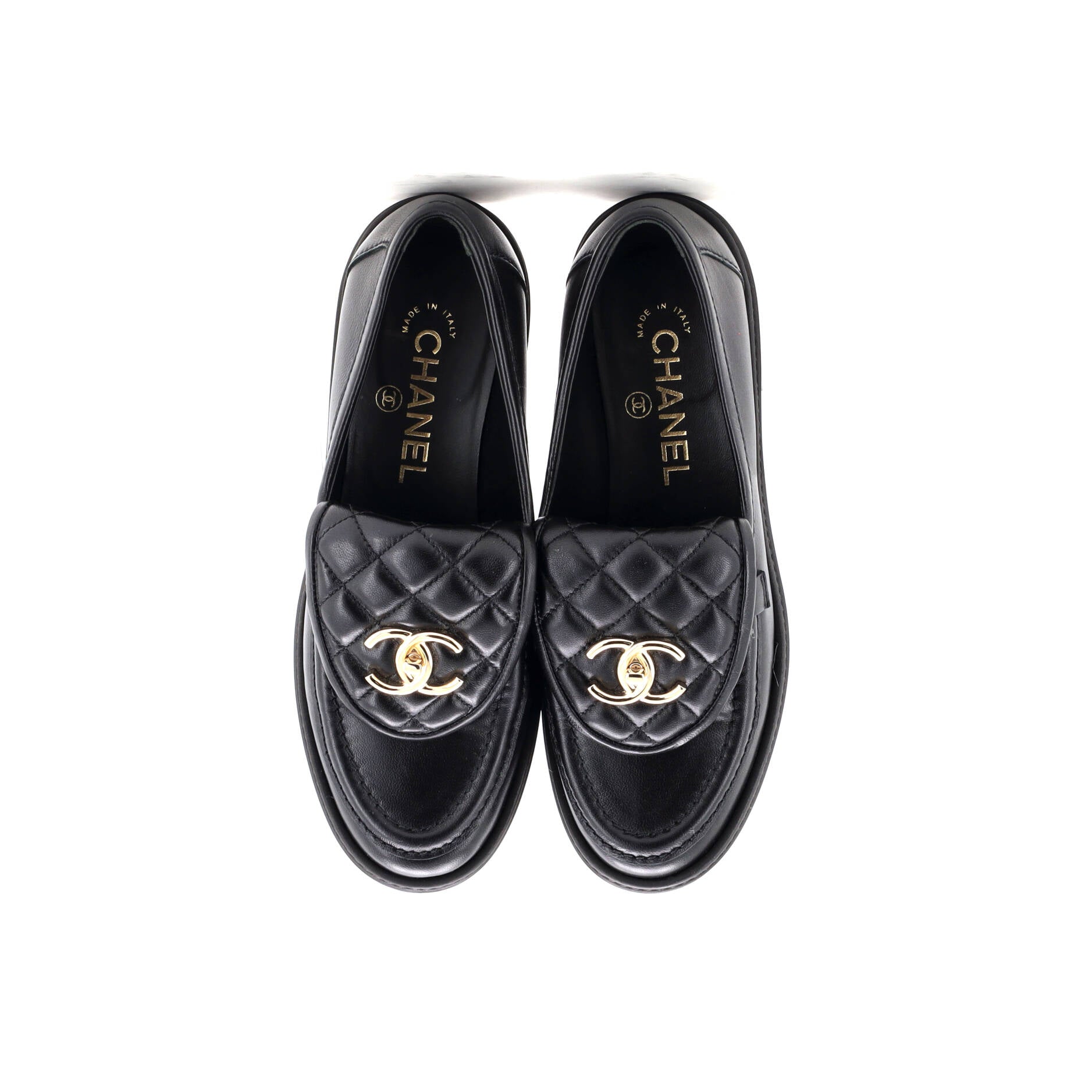 Women's CC Loafers Quilted Leather