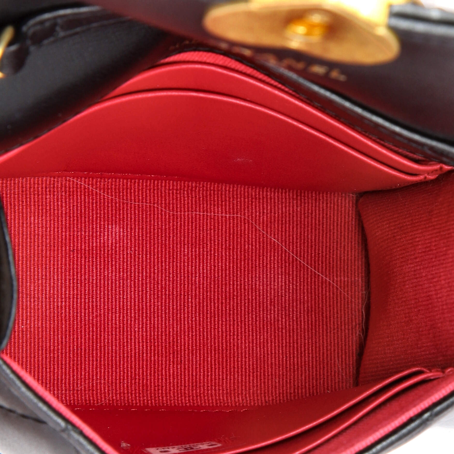 Coco Love CC Heart Clutch with Chain Quilted Lambskin Mini