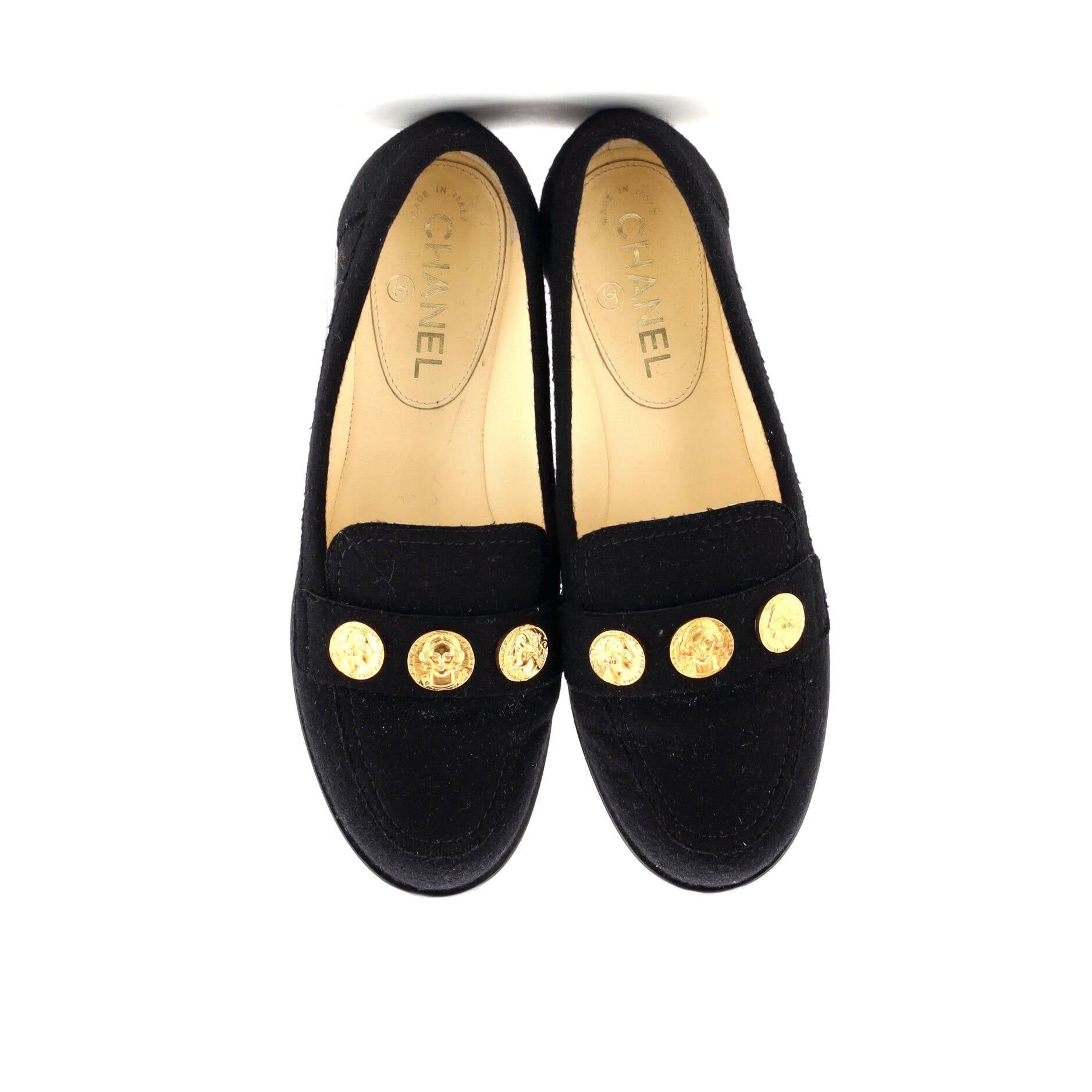 Women's Medallion Loafers Tweed