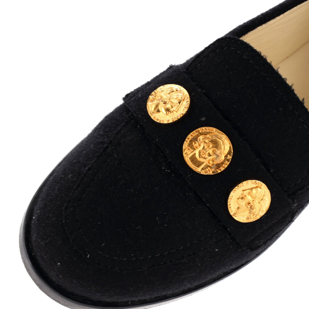 Women's Medallion Loafers Tweed