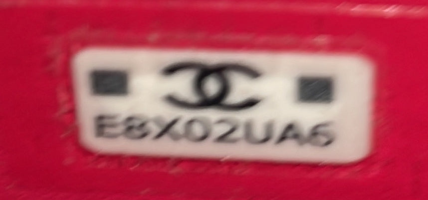 Coco Love CC Heart Clutch with Chain Quilted Lambskin Mini