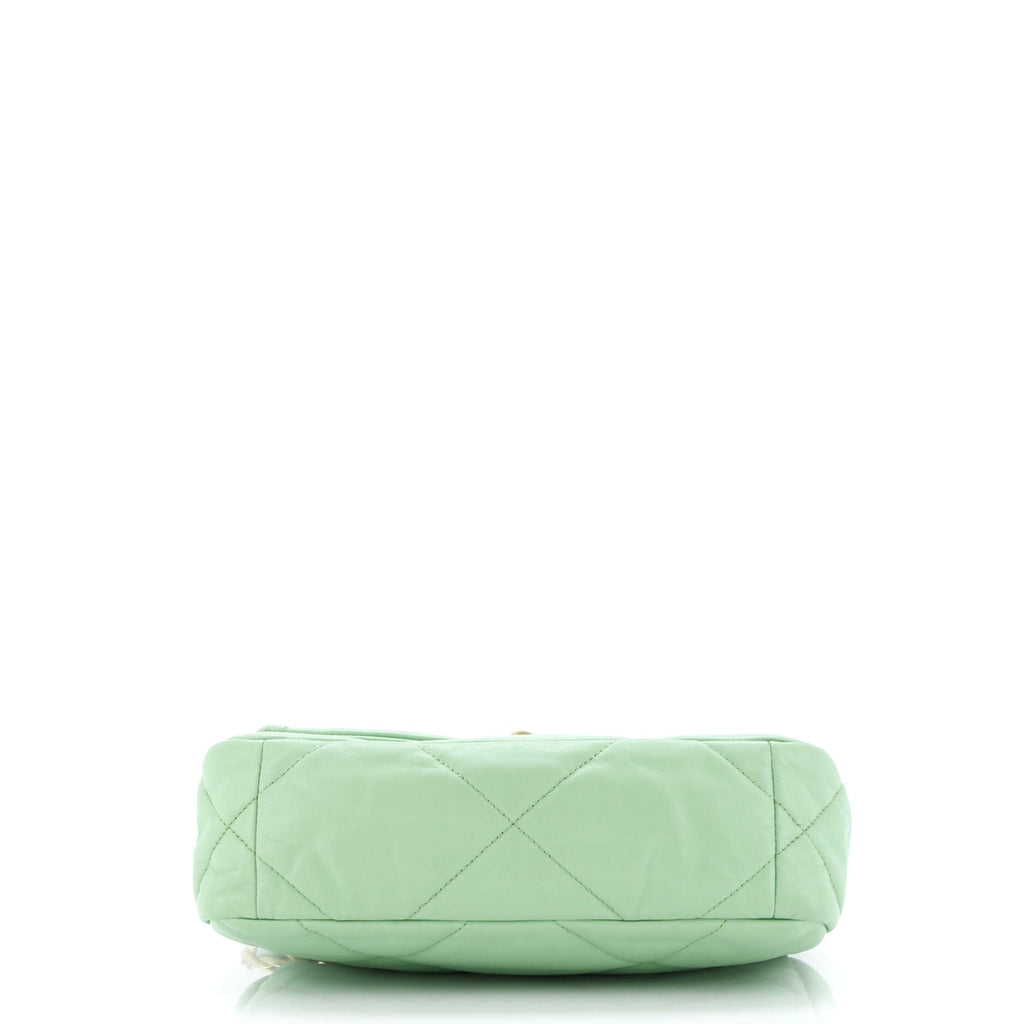 19 Flap Bag Quilted Leather Medium