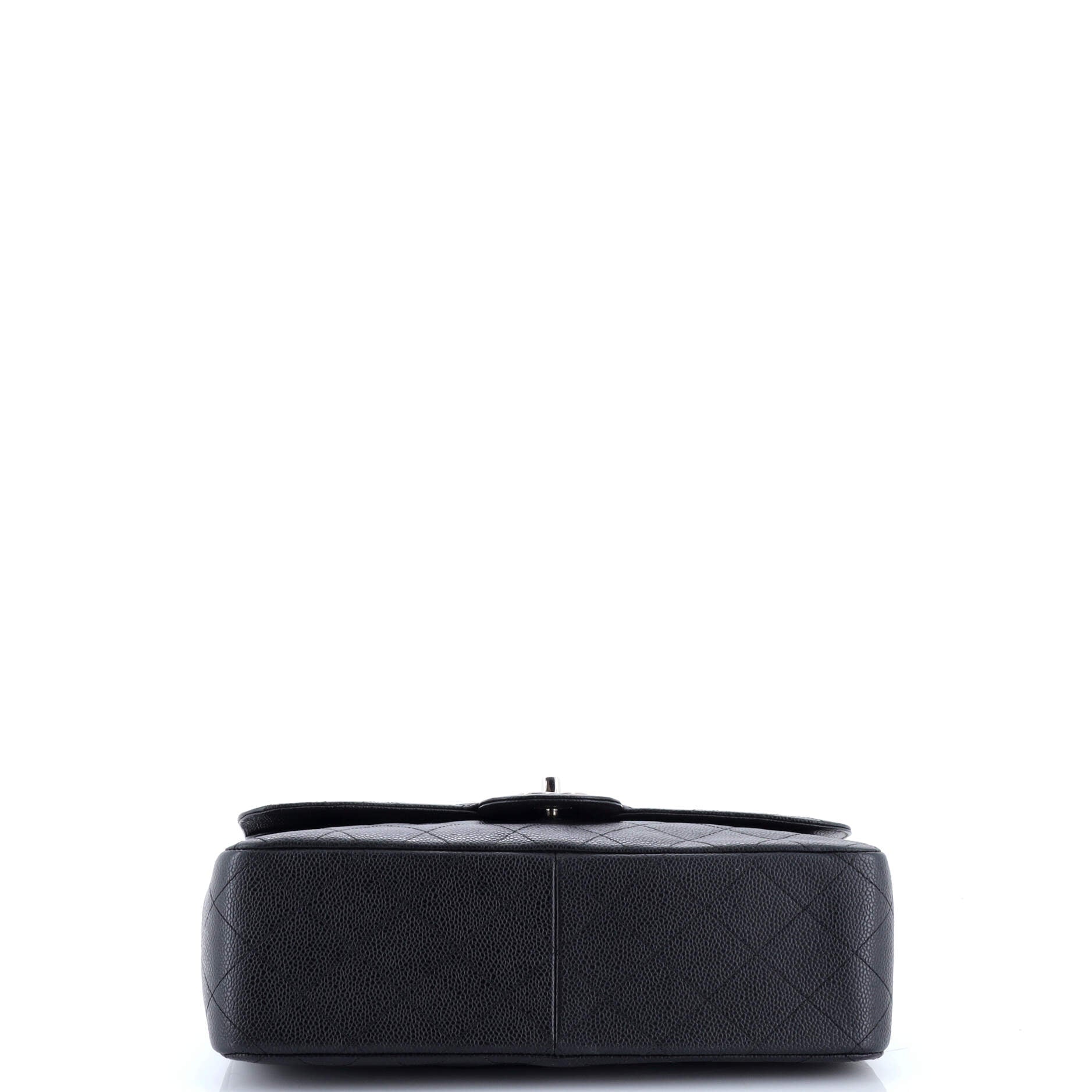 Classic Double Flap Bag Quilted Caviar Jumbo