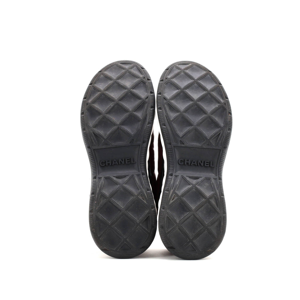 Women's CC Low-Top Sneakers Nylon and Suede