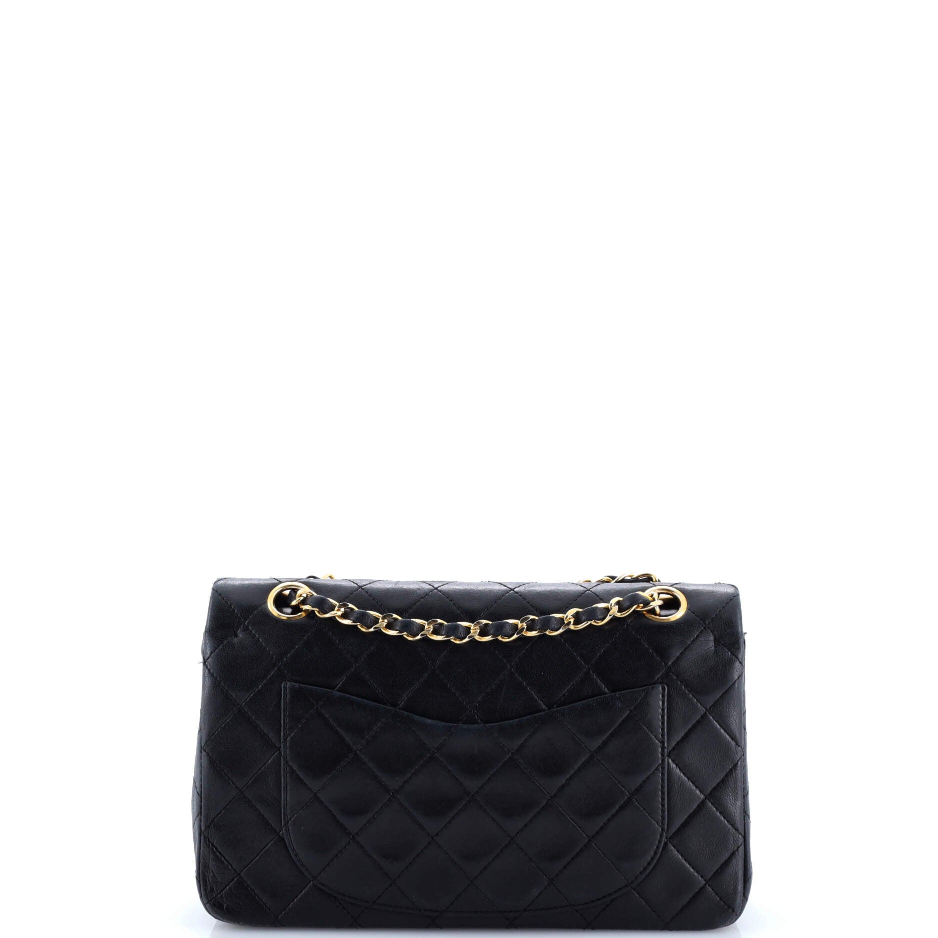 Vintage Classic Double Flap Bag Quilted Lambskin Small