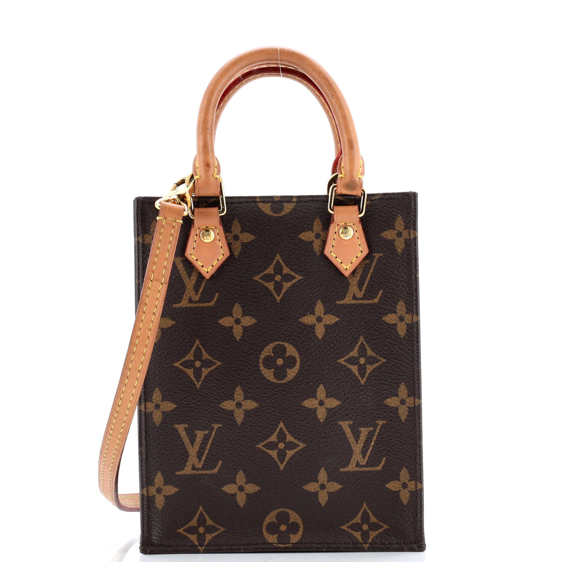Petit Sac Plat Bag Monogram Canvas