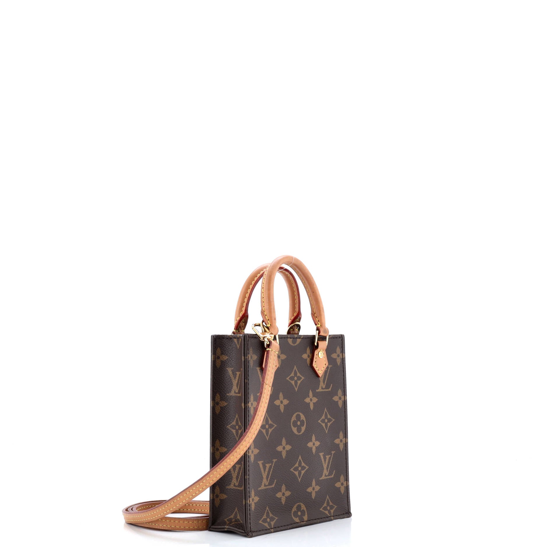 Petit Sac Plat Bag Monogram Canvas