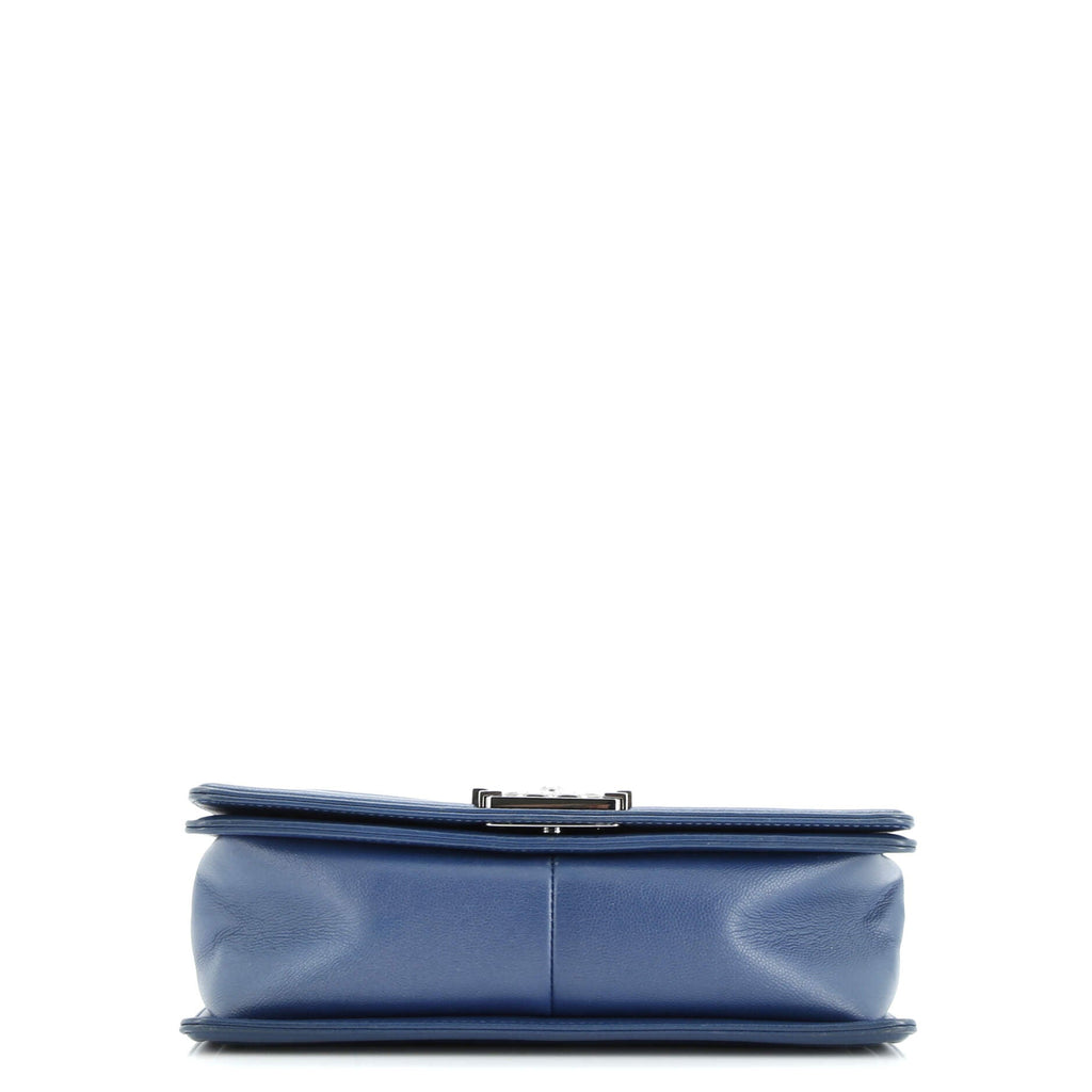 Boy Flap Bag Quilted Caviar Old Medium