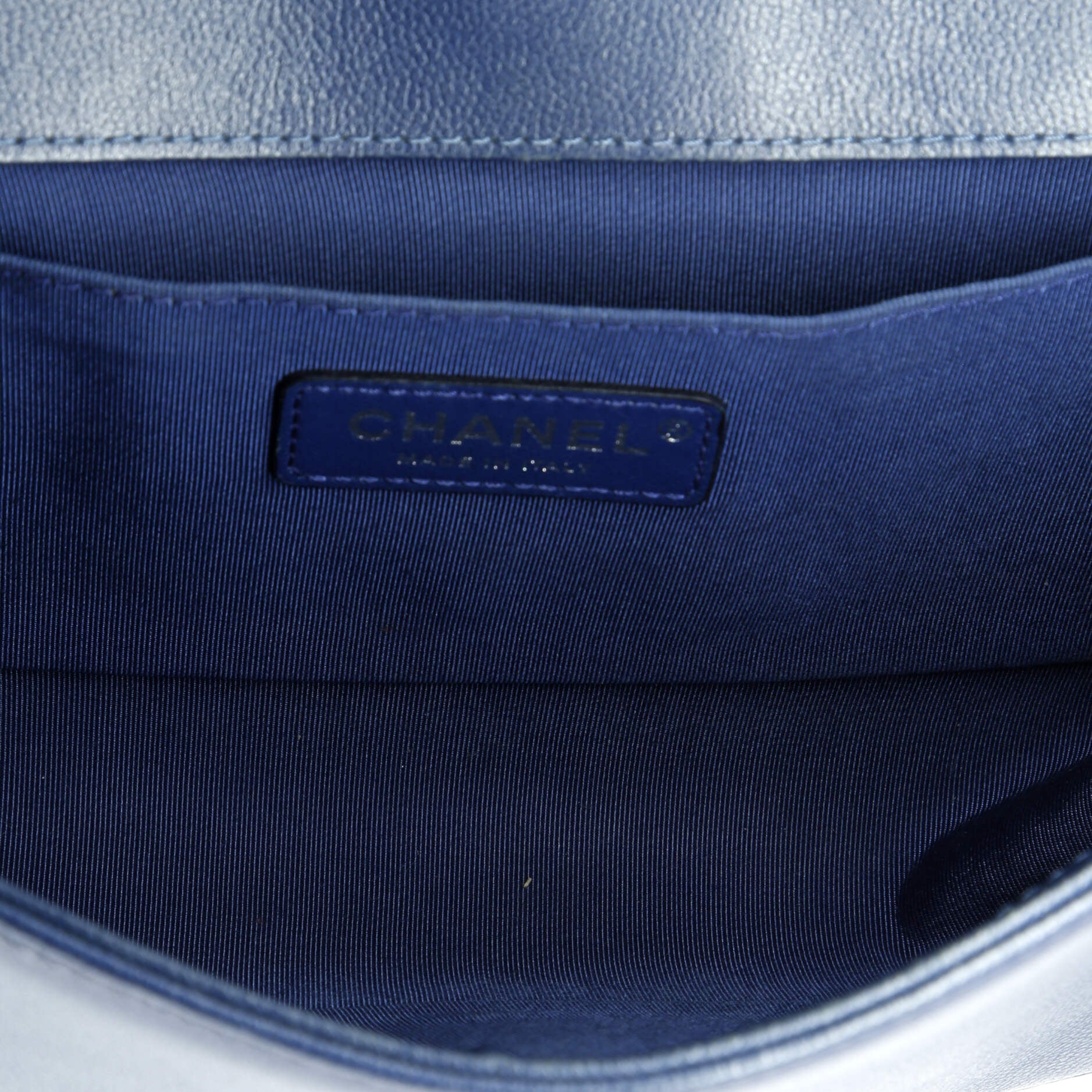 Boy Flap Bag Quilted Caviar Old Medium