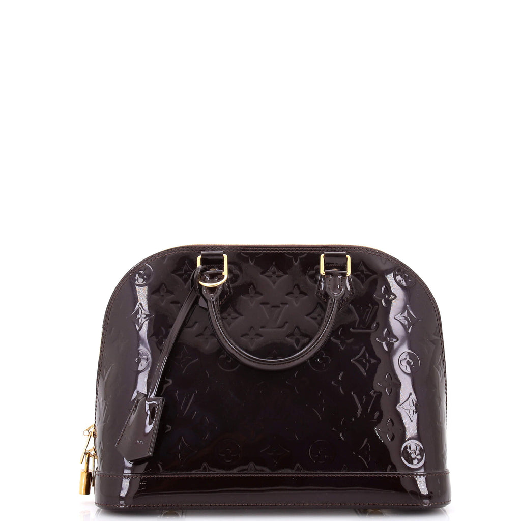 Alma Handbag Monogram Vernis PM