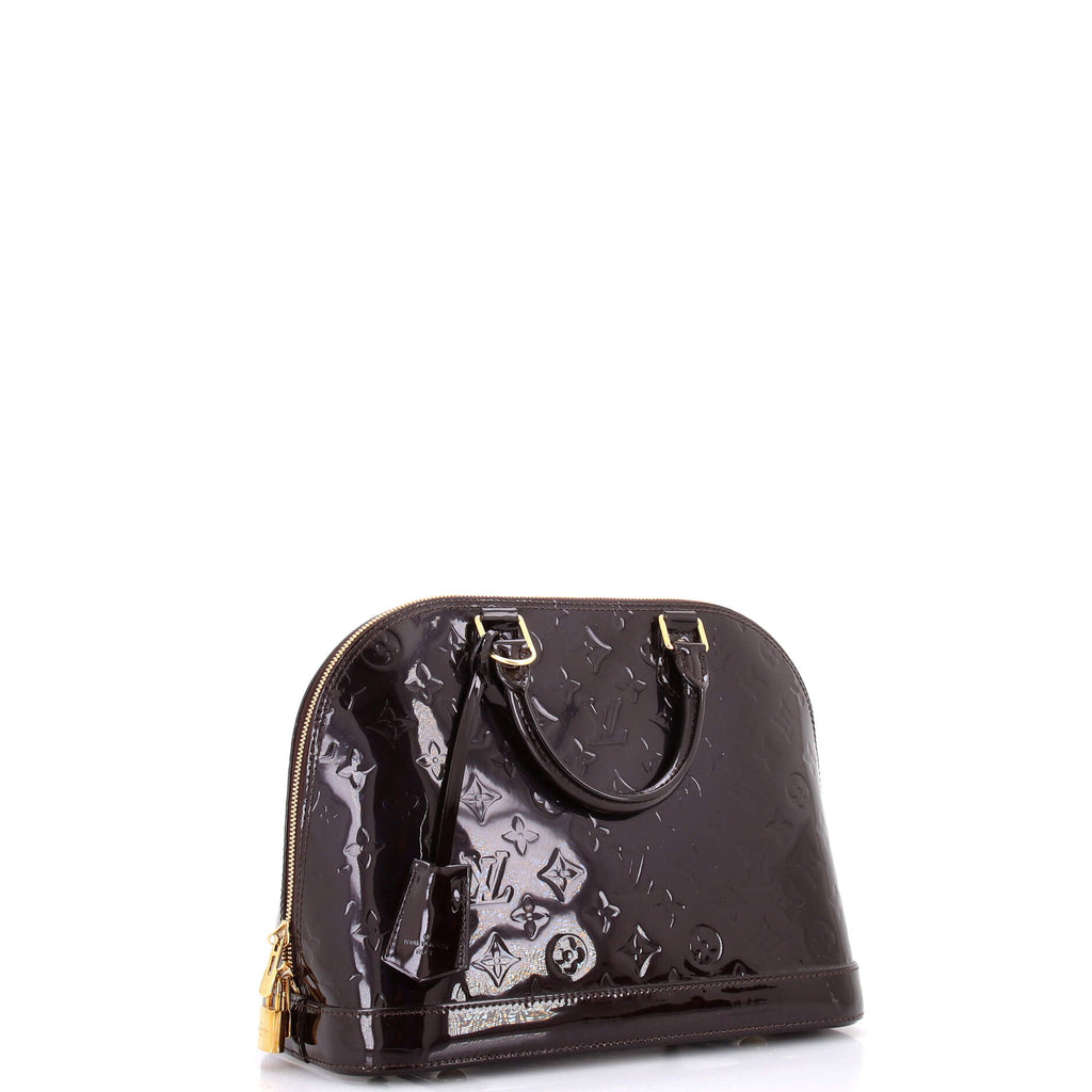 Alma Handbag Monogram Vernis PM