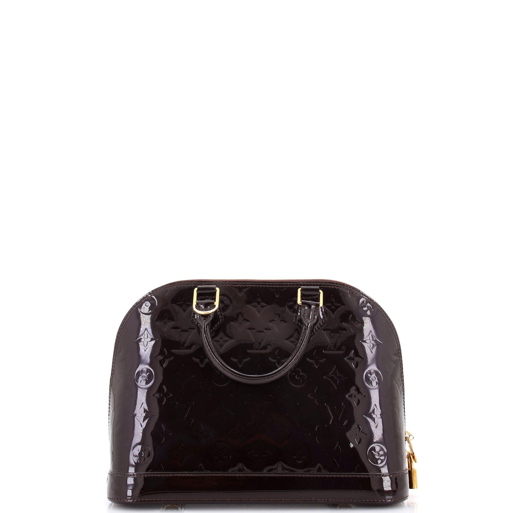 Alma Handbag Monogram Vernis PM