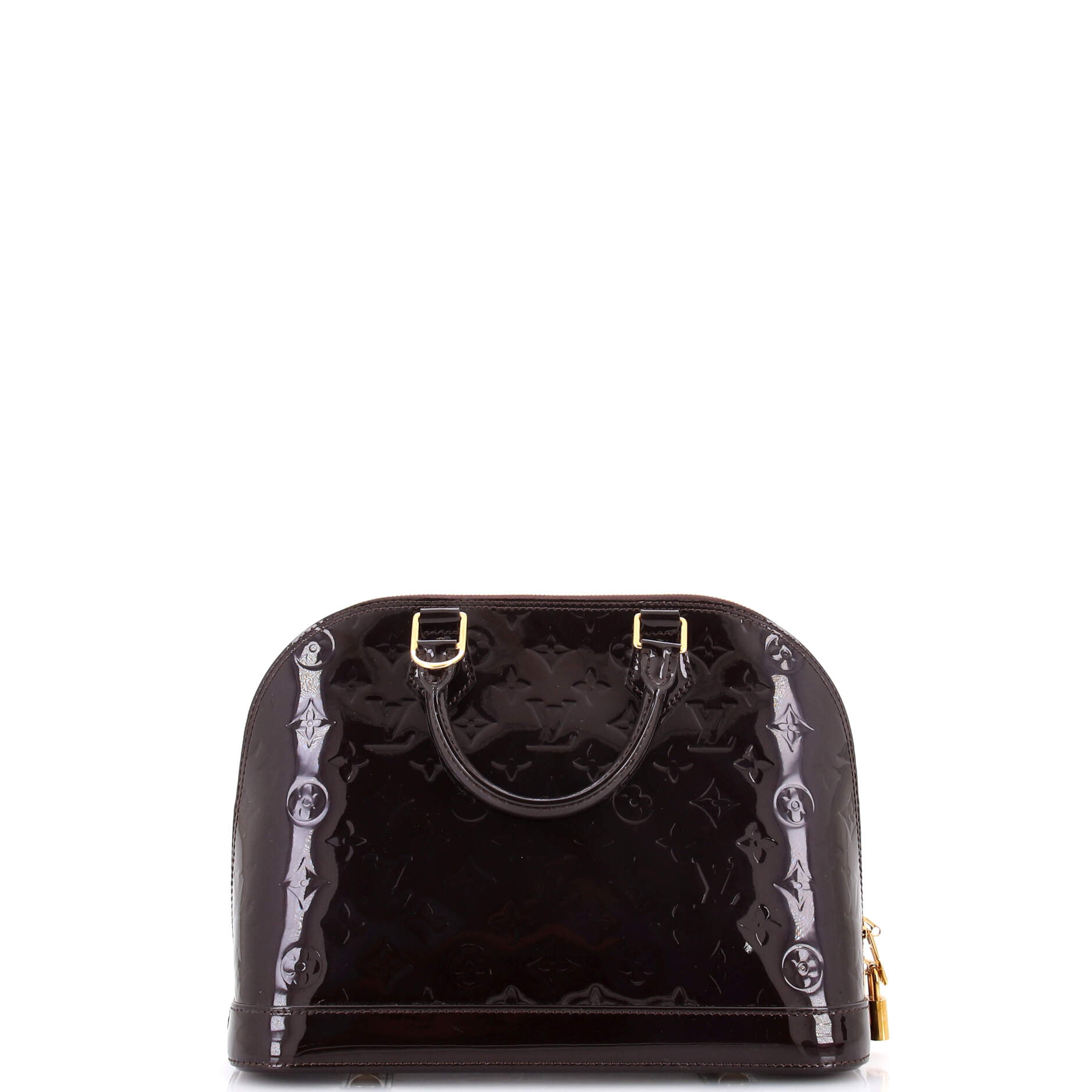 Alma Handbag Monogram Vernis PM